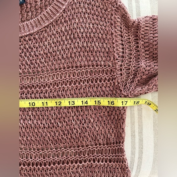 Ralph Lauren Linen Open knit top size medium - Picture 3 of 8